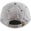 image:imageThe Hat Depot 100 Cotton Pigment Dyed Low Profile Dad Hat Six Panel Cap2 GrayBlack