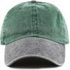 image:imageThe Hat Depot 100 Cotton Pigment Dyed Low Profile Dad Hat Six Panel Cap2 GreenBlack