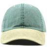 image:imageThe Hat Depot 100 Cotton Pigment Dyed Low Profile Dad Hat Six Panel Cap2 GreenKhaki