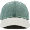 image:imageThe Hat Depot 100 Cotton Pigment Dyed Low Profile Dad Hat Six Panel Cap2 GreenPutty