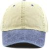 image:imageThe Hat Depot 100 Cotton Pigment Dyed Low Profile Dad Hat Six Panel Cap2 KhakiNavy