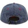 image:imageThe Hat Depot 100 Cotton Pigment Dyed Low Profile Dad Hat Six Panel Cap2 NavyRed