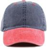 image:imageThe Hat Depot 100 Cotton Pigment Dyed Low Profile Dad Hat Six Panel Cap2 NavyRed