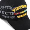 image:imageThe Hat Depot 1100 Official Licensed Vietnam Veteran Shadow 3D Baseball Cap Black
