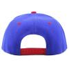 image:imageThe Hat Depot 1300 Premium Quality Plain Flat Snapback Baseball Cap Royal Red