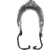 image:imageThe Hat Depot 700HAT21 Youth Pom Pom Sherpa Lining with Peace Logo Knit HatGrey
