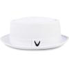 image:imageThe Hat Depot Cotton amp Cotton Herringbone Paisley Lining Premium Quality Porkpie Hat1 Cotton  Whith