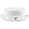 image:imageThe Hat Depot Cotton amp Cotton Herringbone Paisley Lining Premium Quality Porkpie Hat1 Herringbone Cotton  White