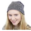 image:imageThe Hat Depot Fashion Junior Youth Unisex Soft Warm Stripe Knit Beanie Winter Hat Made in USA Brown