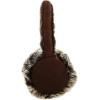 image:imageThe Hat Depot Girls and Adults Faux Fur Trimmed Adjustable Ear MuffsBrown