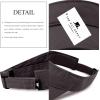 image:imageThe Hat Depot Kids 100 Cotton Sport QuickAdjust Strap Closure Sun Protect Golf Visor Cap HatCharcoal