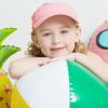 image:imageThe Hat Depot Kids 100 Cotton Sport QuickAdjust Strap Closure Sun Protect Golf Visor Cap HatLight Pink