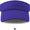 image:imageThe Hat Depot Kids 100 Cotton Sport QuickAdjust Strap Closure Sun Protect Golf Visor Cap HatRoyal Blue
