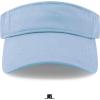 image:imageThe Hat Depot Kids 100 Cotton Sport QuickAdjust Strap Closure Sun Protect Golf Visor Cap HatSky Blue