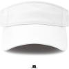 image:imageThe Hat Depot Kids 100 Cotton Sport QuickAdjust Strap Closure Sun Protect Golf Visor Cap HatWhite