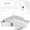 image:imageThe Hat Depot Kids 100 Cotton Sport QuickAdjust Strap Closure Sun Protect Golf Visor Cap HatWhite