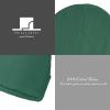 image:imageThe Hat Depot Kids 100 Washed Cotton Soft and Light Cuffed Skull Plain Daily Beanie for 25 yrs ChildrenDark Green