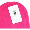 image:imageThe Hat Depot Kids 100 Washed Cotton Soft and Light Cuffed Skull Plain Daily Beanie for 25 yrs ChildrenHot Pink