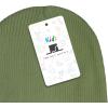 image:imageThe Hat Depot Kids 100 Washed Cotton Soft and Light Cuffed Skull Plain Daily Beanie for 25 yrs ChildrenOlive