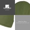 image:imageThe Hat Depot Kids 100 Washed Cotton Soft and Light Cuffed Skull Plain Daily Beanie for 25 yrs ChildrenOlive
