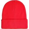 image:imageThe Hat Depot Kids 100 Washed Cotton Soft and Light Cuffed Skull Plain Daily Beanie for 25 yrs ChildrenRed