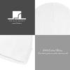 image:imageThe Hat Depot Kids 100 Washed Cotton Soft and Light Cuffed Skull Plain Daily Beanie for 25 yrs ChildrenWhite