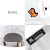 image:imageThe Hat Depot Kids American Flag amp Cute Embroidery Cotton Baseball Cap Hat1 Dinosaur 1  White