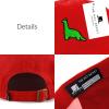 image:imageThe Hat Depot Kids American Flag amp Cute Embroidery Cotton Baseball Cap Hat1 Dinosaur 2  Red