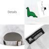 image:imageThe Hat Depot Kids American Flag amp Cute Embroidery Cotton Baseball Cap Hat1 Dinosaur 2  White