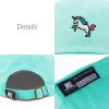 image:imageThe Hat Depot Kids American Flag amp Cute Embroidery Cotton Baseball Cap Hat2 Unicorn  Aqua