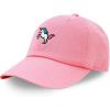 image:imageThe Hat Depot Kids American Flag amp Cute Embroidery Cotton Baseball Cap Hat2 Unicorn  Light Pink