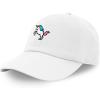 image:imageThe Hat Depot Kids American Flag amp Cute Embroidery Cotton Baseball Cap Hat2 Unicorn  White