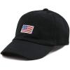 image:imageThe Hat Depot Kids American Flag amp Cute Embroidery Cotton Baseball Cap HatBlack