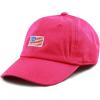 image:imageThe Hat Depot Kids American Flag amp Cute Embroidery Cotton Baseball Cap HatHot Pink