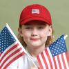 image:imageThe Hat Depot Kids American Flag amp Cute Embroidery Cotton Baseball Cap HatRed