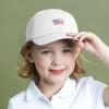 image:imageThe Hat Depot Kids American Flag amp Cute Embroidery Cotton Baseball Cap HatWhite