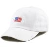 image:imageThe Hat Depot Kids American Flag amp Cute Embroidery Cotton Baseball Cap HatWhite