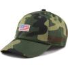 image:imageThe Hat Depot Kids American Flag amp Cute Embroidery Cotton Baseball Cap HatWoodland Camo