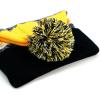 image:imageThe Hat Depot Kids Cuffed Beanie Knit Stripe Pom Winter HatBlackGold