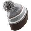 image:imageThe Hat Depot Kids Cuffed Beanie Knit Stripe Pom Winter HatBrown