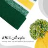 image:imageThe Hat Depot Kids Cuffed Beanie Knit Stripe Pom Winter HatDgreenGold