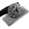 image:imageThe Hat Depot Kids Cuffed Beanie Knit Stripe Pom Winter HatGrayBlack