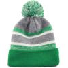 image:imageThe Hat Depot Kids Cuffed Beanie Knit Stripe Pom Winter HatKelly Green