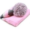 image:imageThe Hat Depot Kids Cuffed Beanie Knit Stripe Pom Winter HatLight Pink