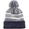 image:imageThe Hat Depot Kids Cuffed Beanie Knit Stripe Pom Winter HatNavy
