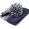 image:imageThe Hat Depot Kids Cuffed Beanie Knit Stripe Pom Winter HatNavy