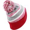 image:imageThe Hat Depot Kids Cuffed Beanie Knit Stripe Pom Winter HatRed