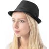 image:imageThe Hat Depot Light Weight Classic Soft Cool Mesh Crushable Fedora hatBlack