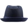 image:imageThe Hat Depot Light Weight Classic Soft Cool Mesh Crushable Fedora hatNavy