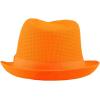 image:imageThe Hat Depot Light Weight Classic Soft Cool Mesh Crushable Fedora hatNeon Orange